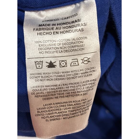 NIKE Chicago Cubs Baseball Fan Tee Royal Blue Graphic Short Sleeve FanTee XL - Picture 5 of 6